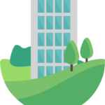 building infrastructure icon