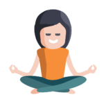 Women_Meditate_2 woman meditating icon